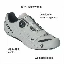 Scott Road Comp Boa Reflective Cycling Shoe Men's -Scott Shop REFBK D3